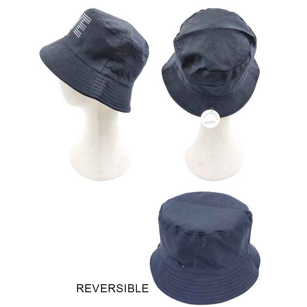 HATEGORY LOVE Message Solid Reversible Bucket Hat