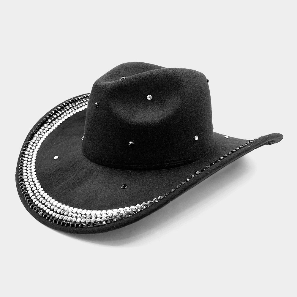 HATEGORY Bling Studded Cowboy Western Hat