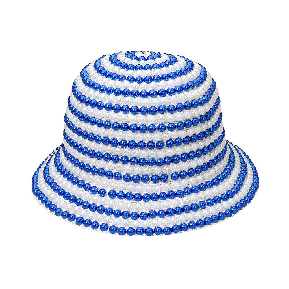 HATEGORY Pearl Embellished Bucket Hat