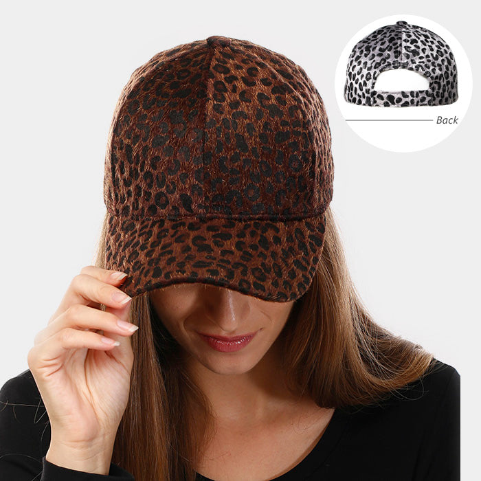 HATEGORY Animal Print Velcro Baseball Cap