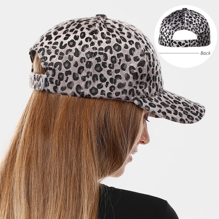 HATEGORY Animal Print Velcro Baseball Cap