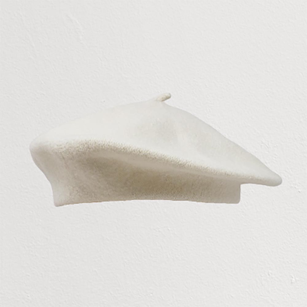HATEGORY Solid Beret Hat