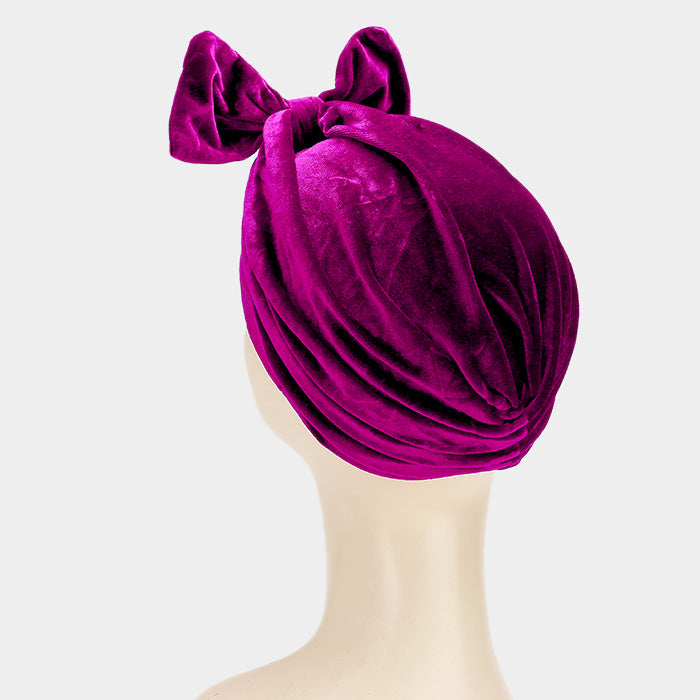 HATEGORY Big Bowknot Turban Beanie