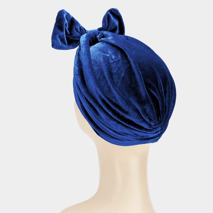 HATEGORY Big Bowknot Turban Beanie