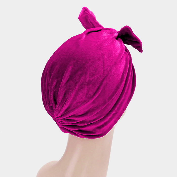 HATEGORY Big Bowknot Turban Beanie