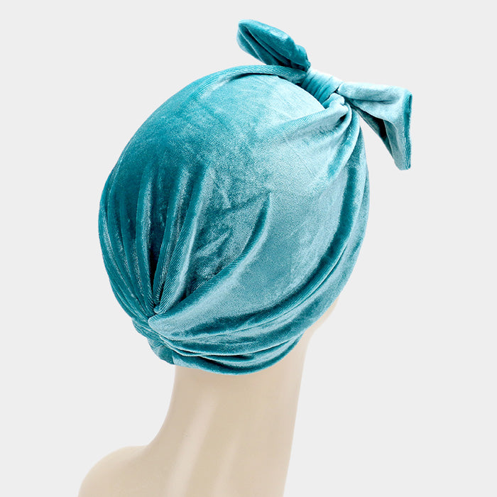 HATEGORY Big Bowknot Turban Beanie