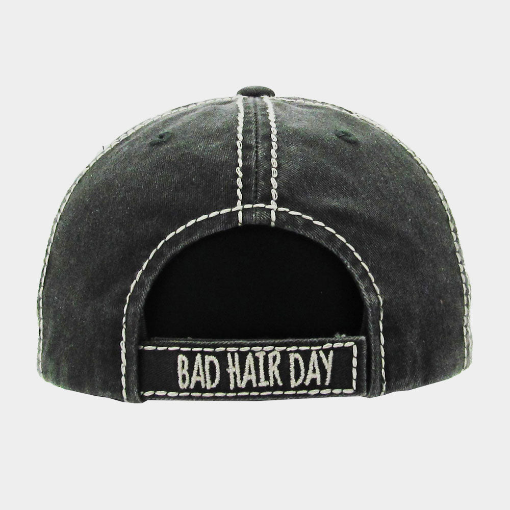 HATEGORY Bad Hair Day Vintage Baseball Cap