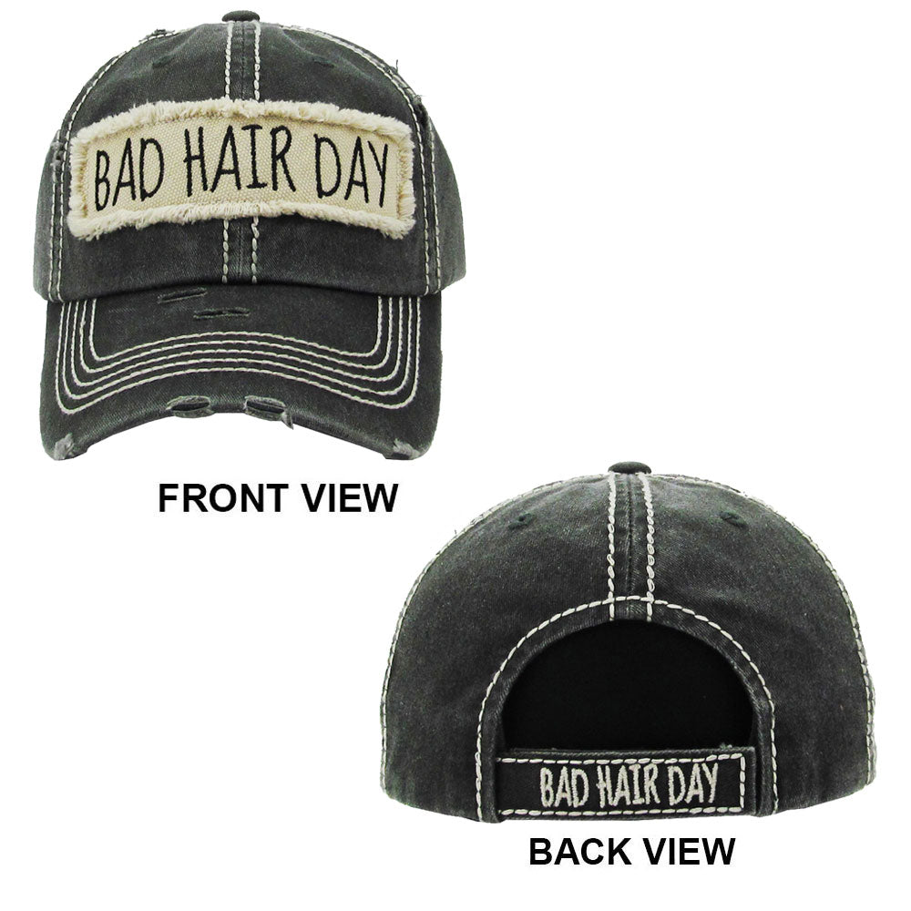 HATEGORY Bad Hair Day Vintage Baseball Cap