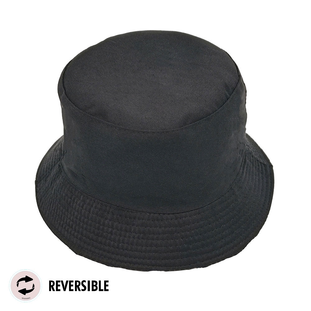 HATEGORY Reversible Tropical Leaf Bucket Hat