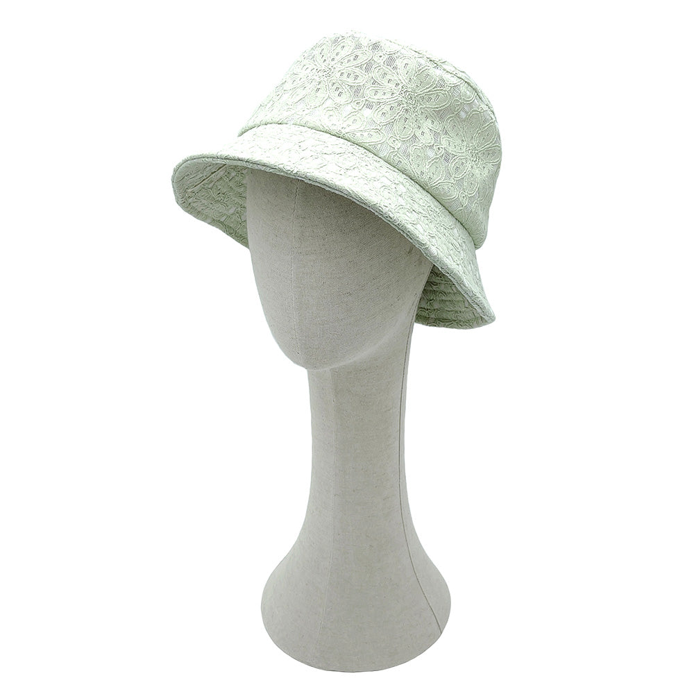 HATEGORY Floral Lace Bucket Hat