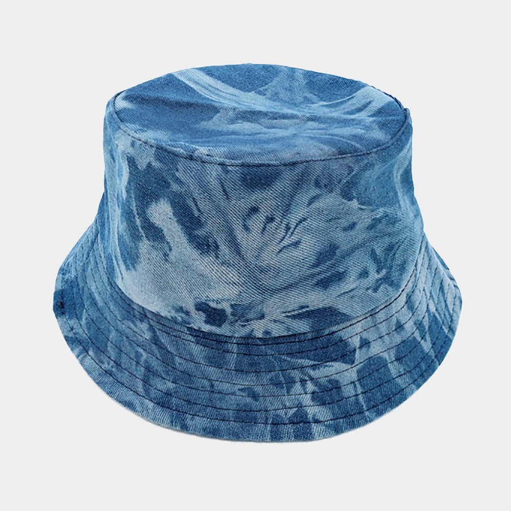 HATEGORY Washed Denim Bucket Hat