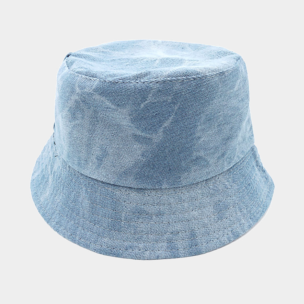 HATEGORY Washed Denim Bucket Hat
