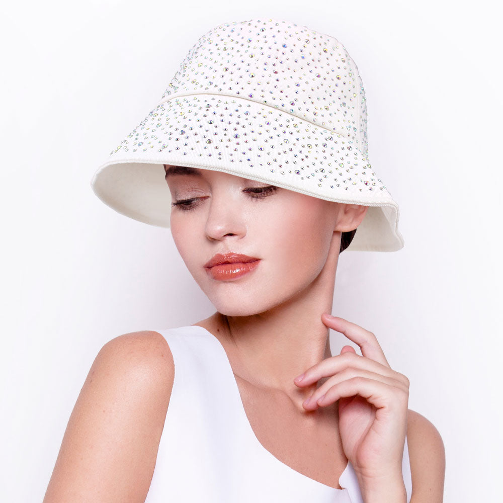 HATEGORY Studded Bling Bucket Hat
