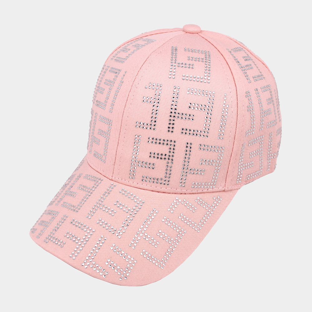 HATEGORY Bling Patterned Baseball Cap