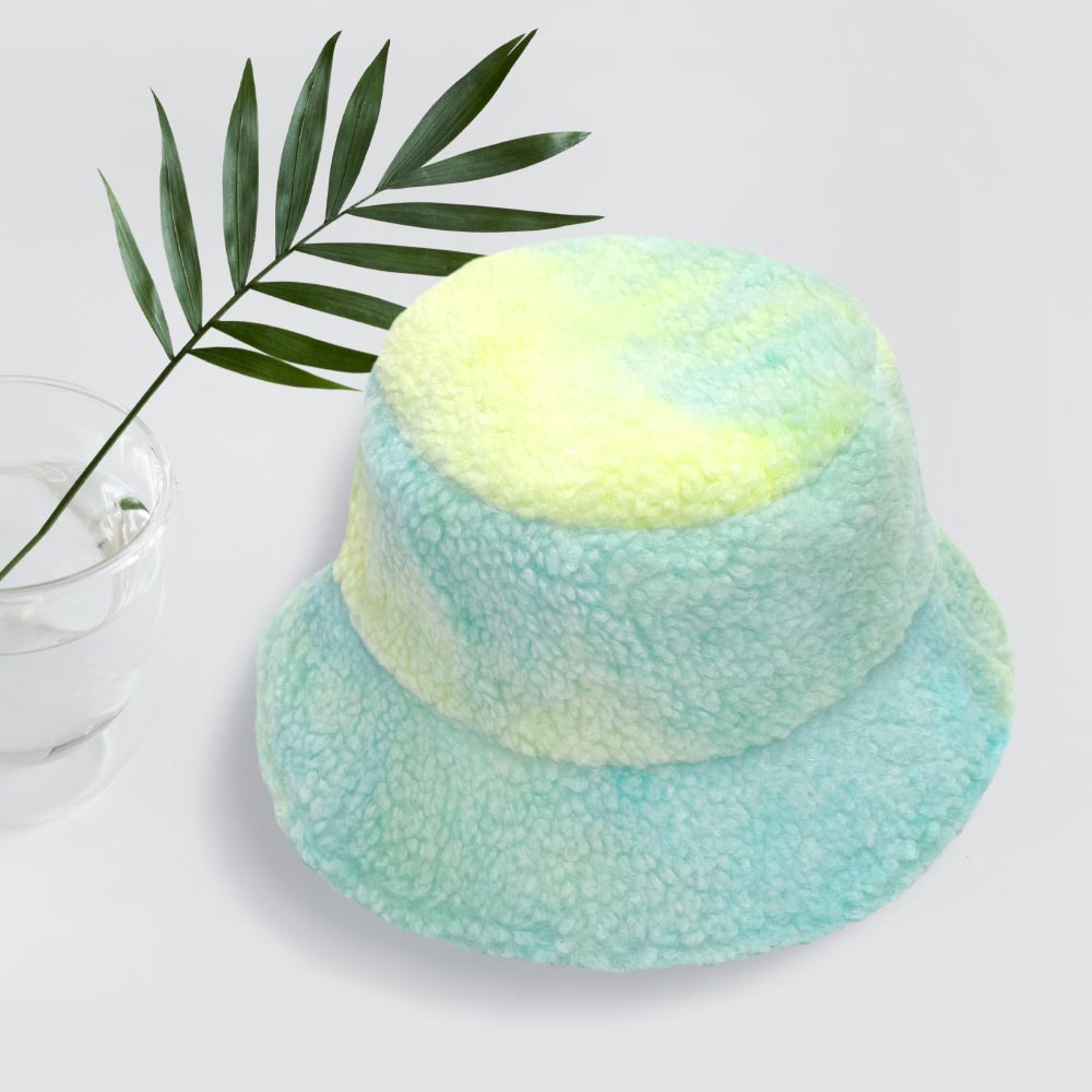 HATEGORY Tie Dye Teddy Bucket Hat