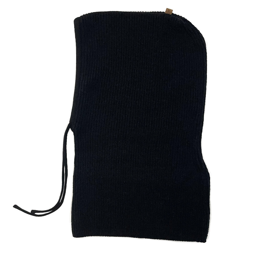 HATEGORY Solid Knit Drawstring Snoodie