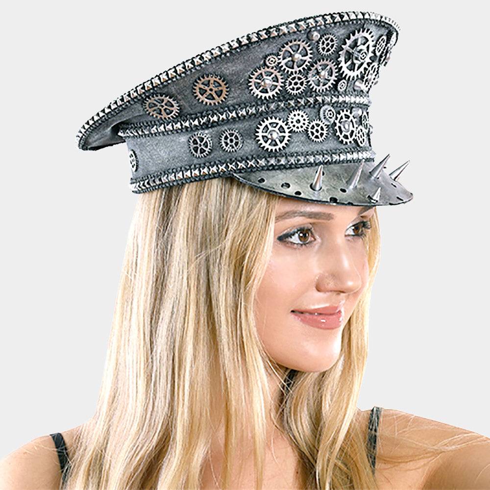 HATEGORY Cogwheel Steampunk Hat