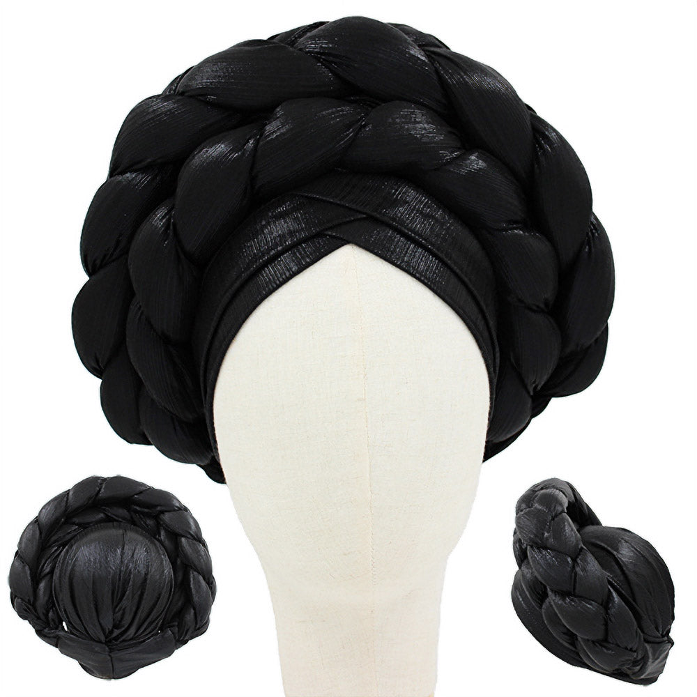 HATEGORY Braided Turban Hat