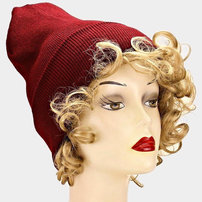 HATEGORY Solid beanie hat