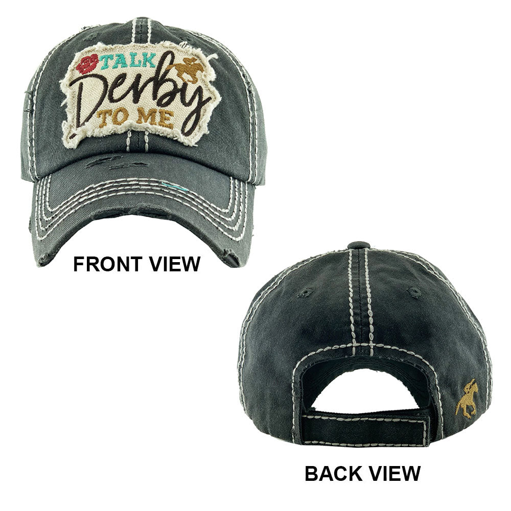 HATEGORY TALK Derby TO ME Vintage Baseball Cap