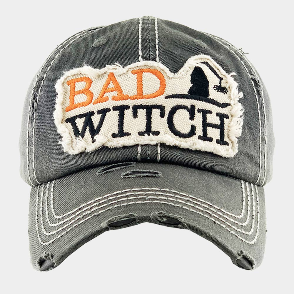 HATEGORY BAD WITCH Vintage Baseball Cap