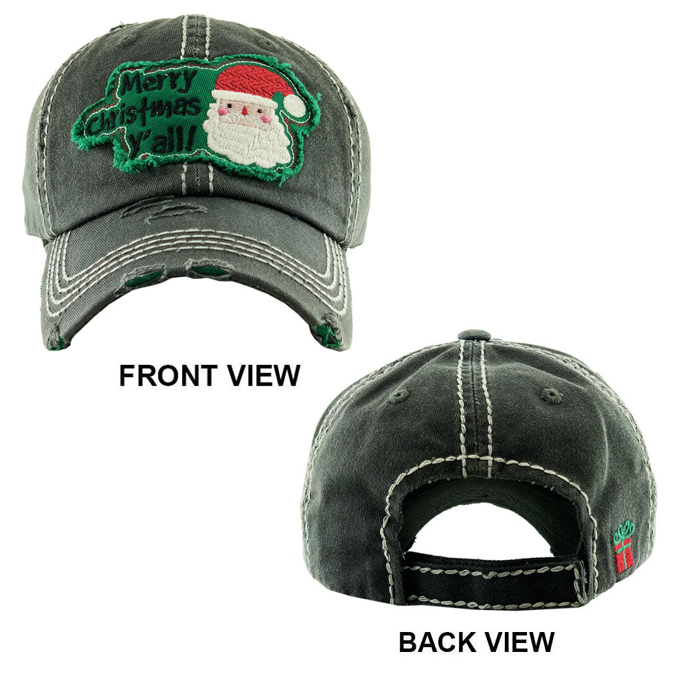 HATEGORY Merry Christmas y'all! Vintage Baseball Cap