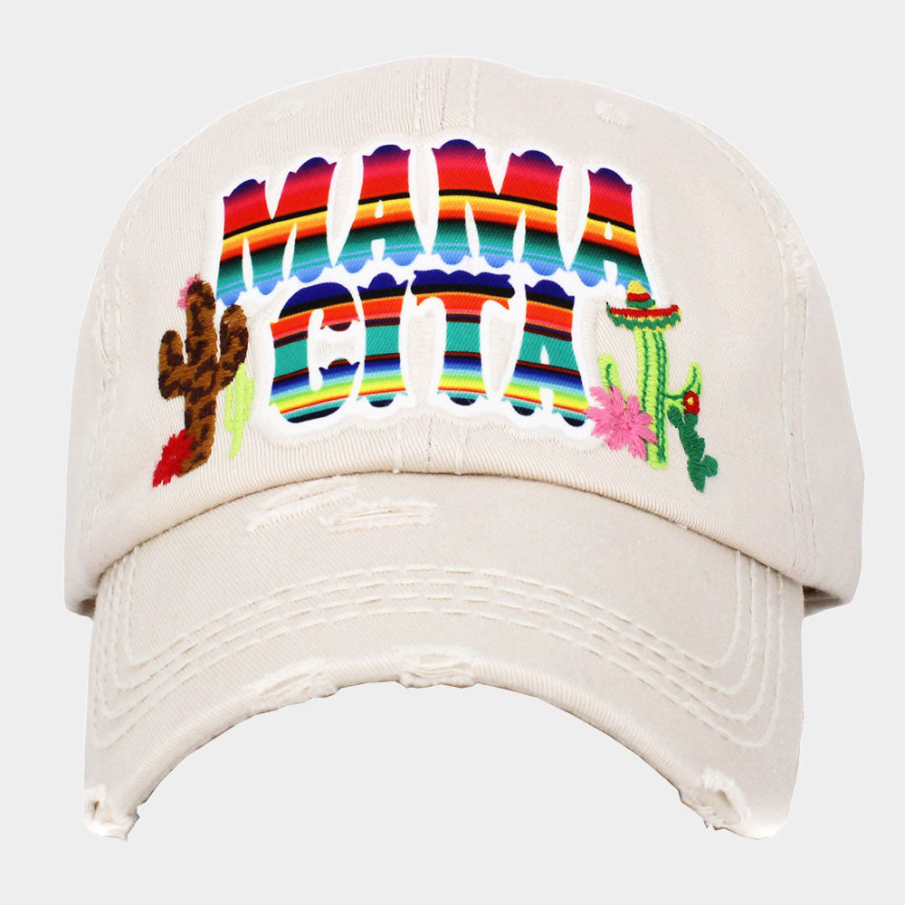 HATEGORY Serape Detail MAMACITA Cactus Vintage Baseball Cap
