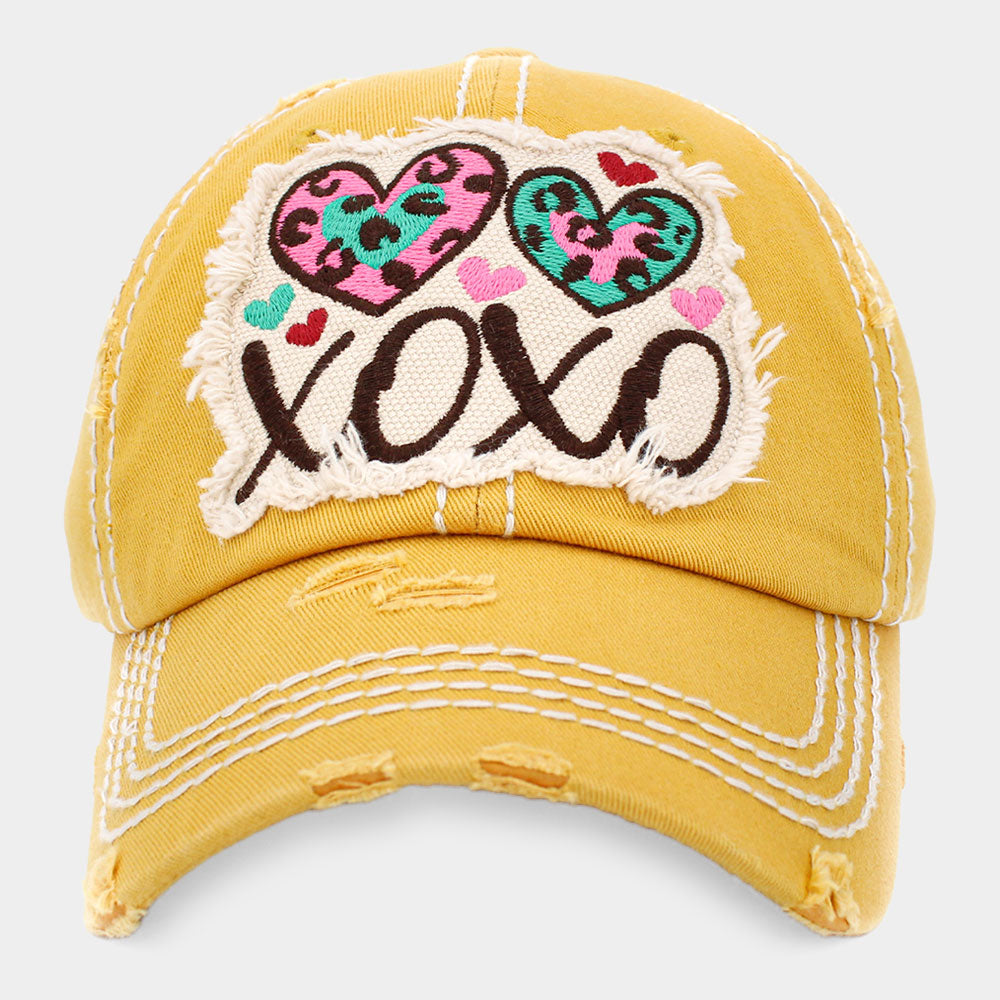 HATEGORY XOXO Message Vintage Baseball Cap