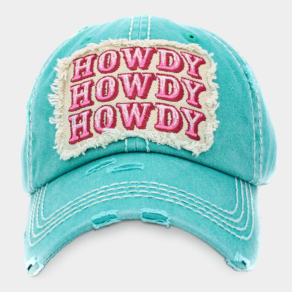 HATEGORY HOWDY Message Vintage Baseball Cap
