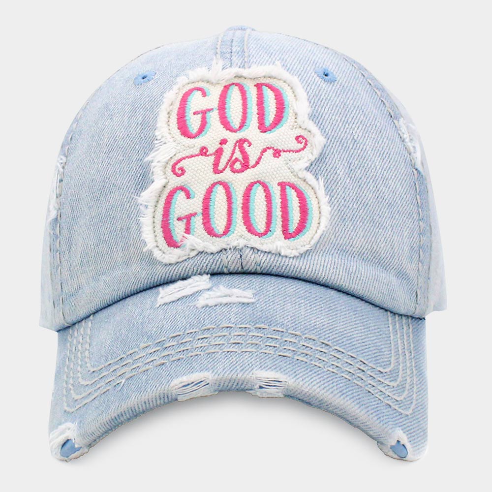 HATEGORY GOD is GOOD Message Vintage Baseball Cap
