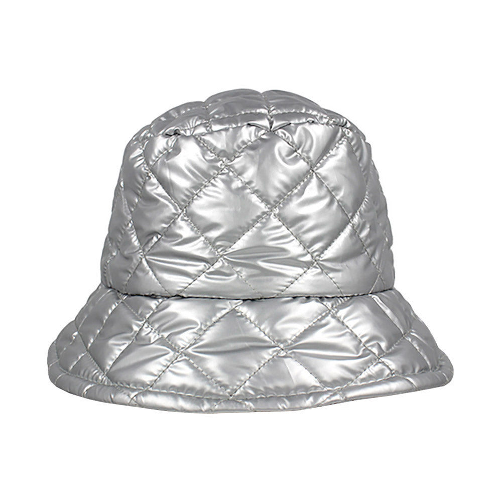 HATEGORY Shiny Quilted Bucket Hat
