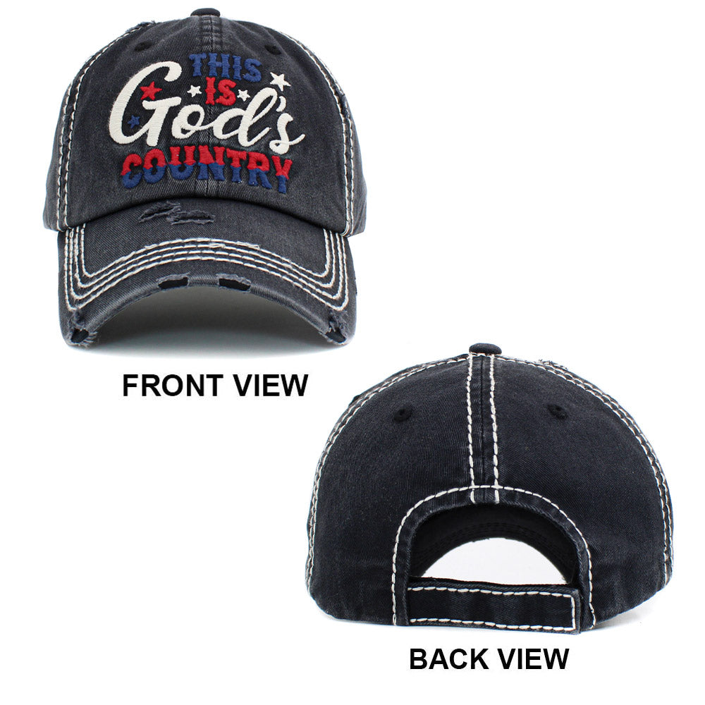 HATEGORY THIS IS GODS COUNTRY Baseball Cap