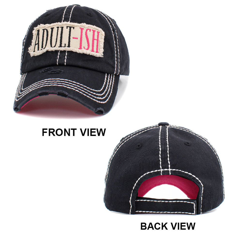 HATEGORY ADULT-ISH Vintage Baseball Cap