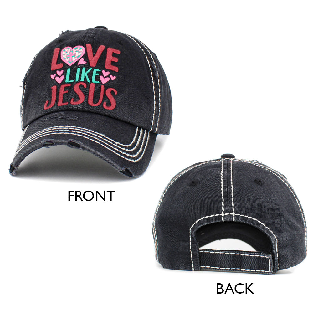 HATEGORY LOVE LIKE JESUS Vintage Baseball Cap