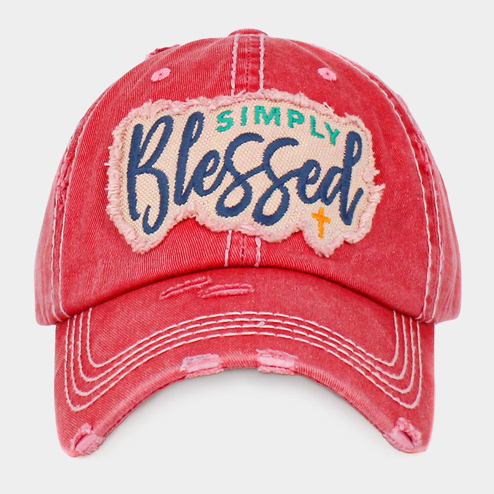 HATEGORY SIMPLY BLESSED Vintage Baseball Cap