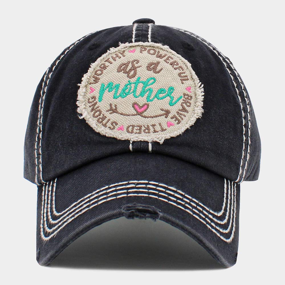 HATEGORY as a mother Message Vintage Baseball Cap