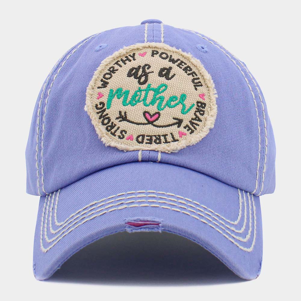 HATEGORY as a mother Message Vintage Baseball Cap