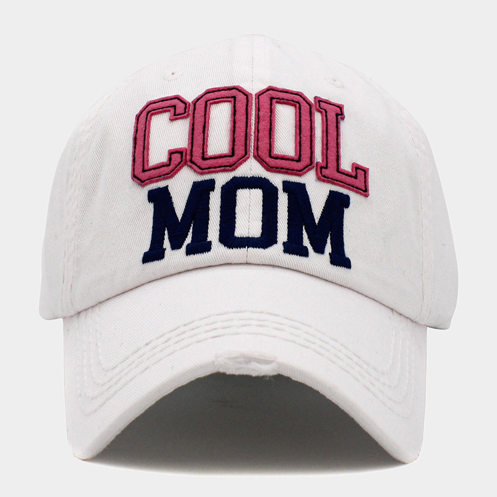 HATEGORY Cool Mom Message Vintage Baseball Cap