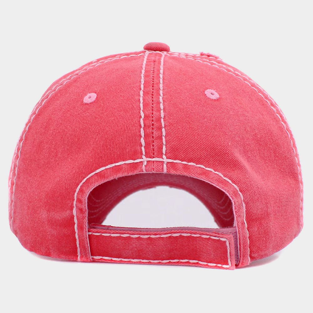 HATEGORY LAKE Life Message Vintage Baseball Cap