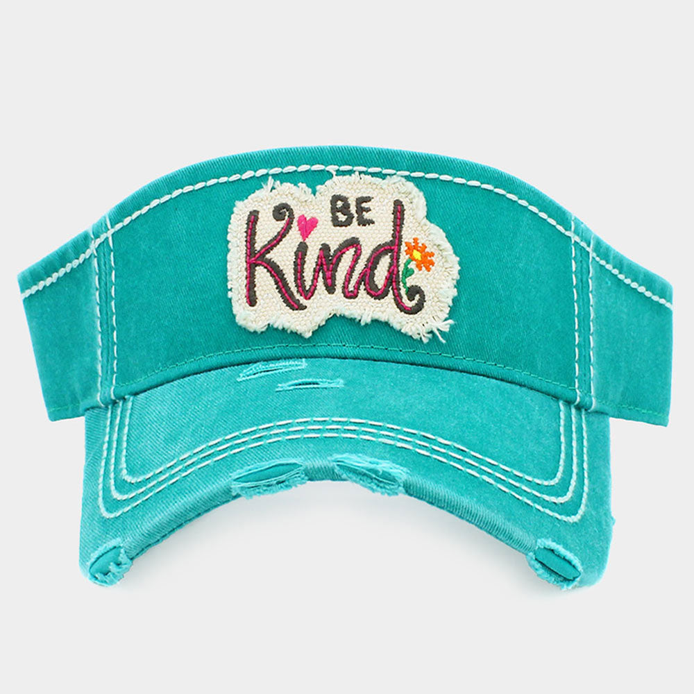 HATEGORY Be Kind Vintage Visor Hat