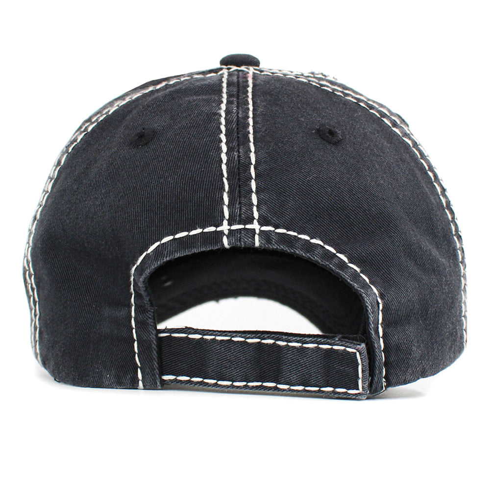 HATEGORY MY DOG IS MY CHILD Message Vintage Baseball Cap