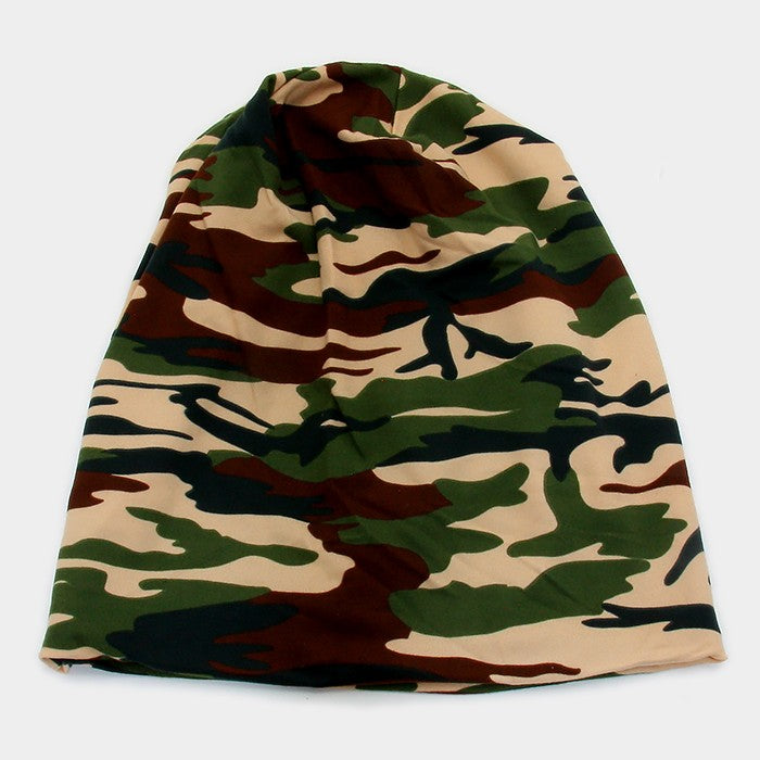 HATEGORY Camouflage Military Pattern Beanie Hat