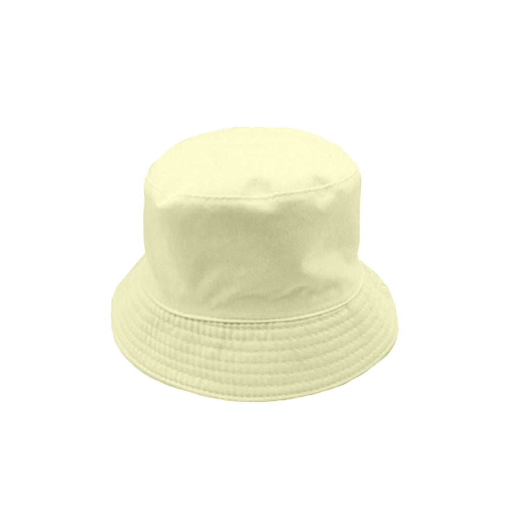 HATEGORY Reversible Rainbow Color Block Accented Bucket Hat