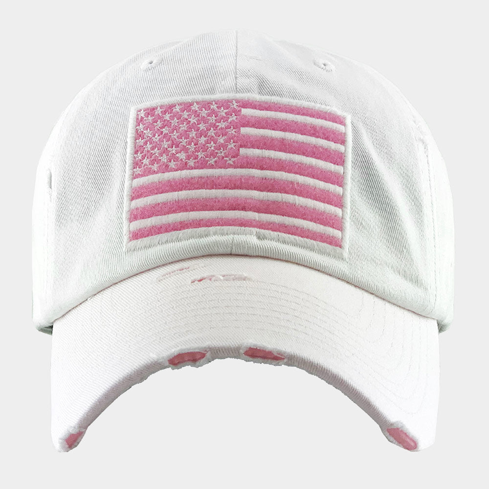 HATEGORY American USA Flag Vintage Baseball Cap