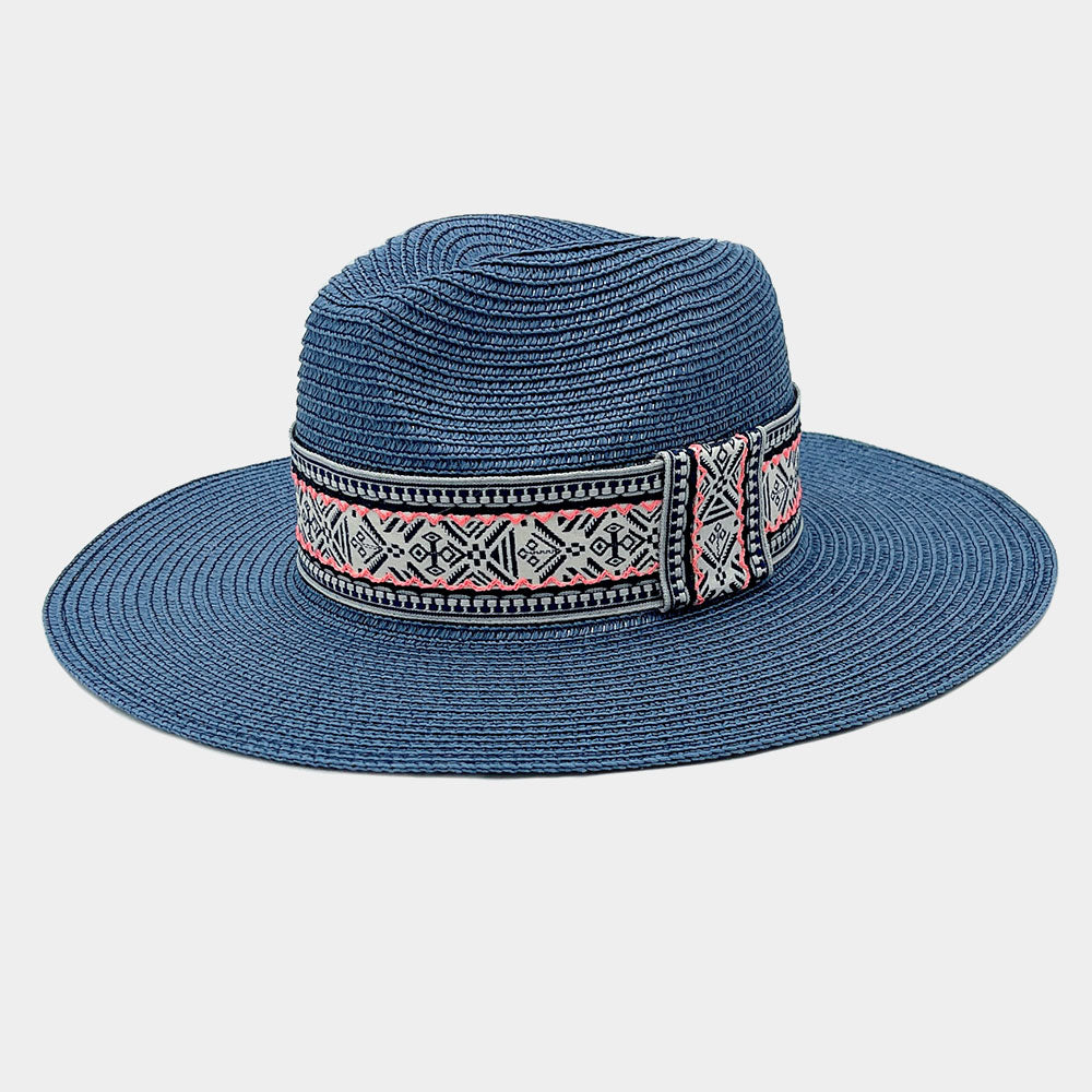 HATEGORY Boho Band Panama Sun Hat