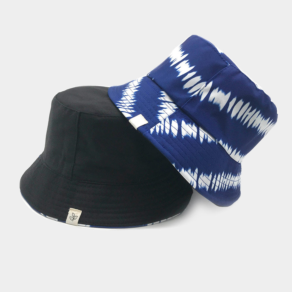 HATEGORY Tie Dye Reversible Bucket Hat