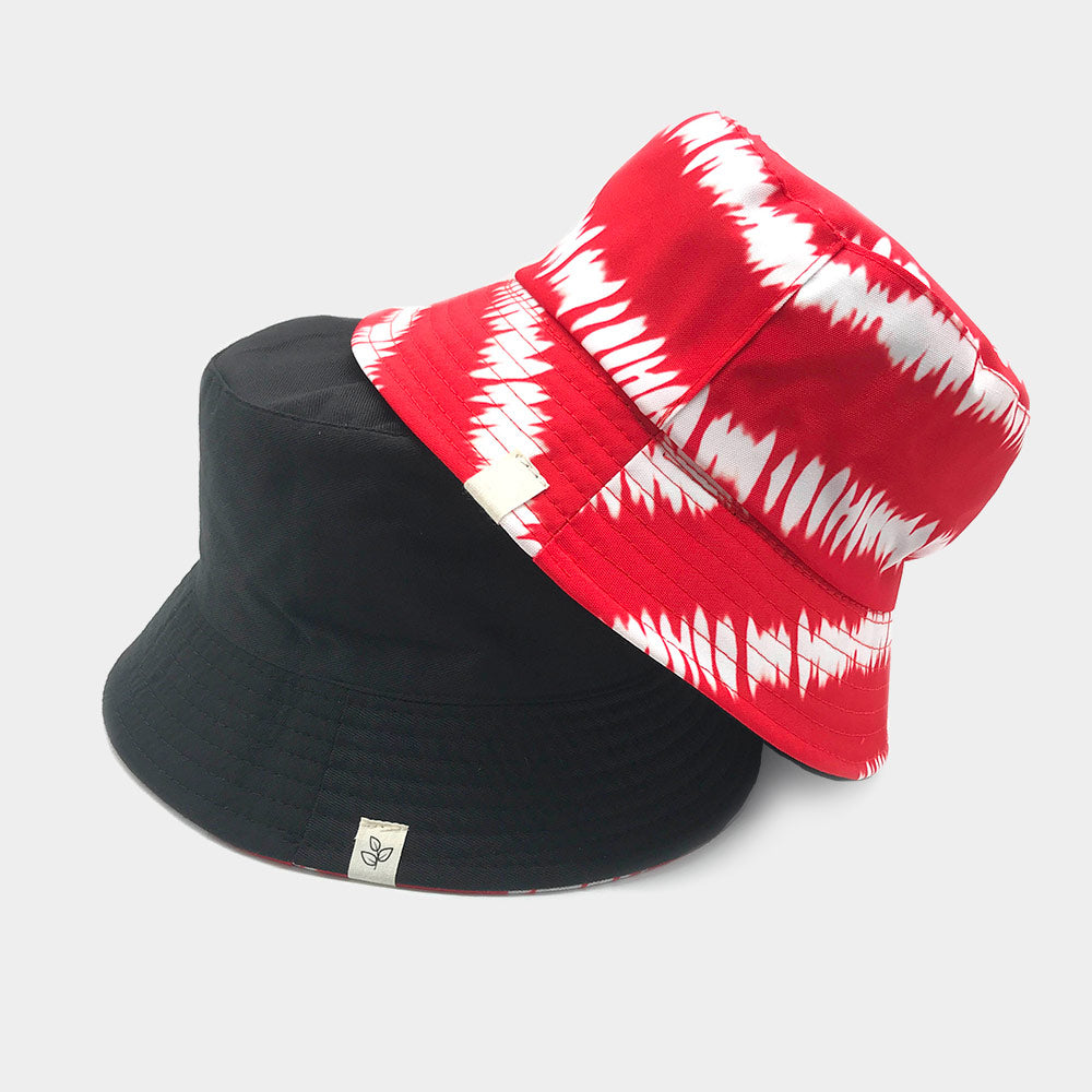 HATEGORY Tie Dye Reversible Bucket Hat