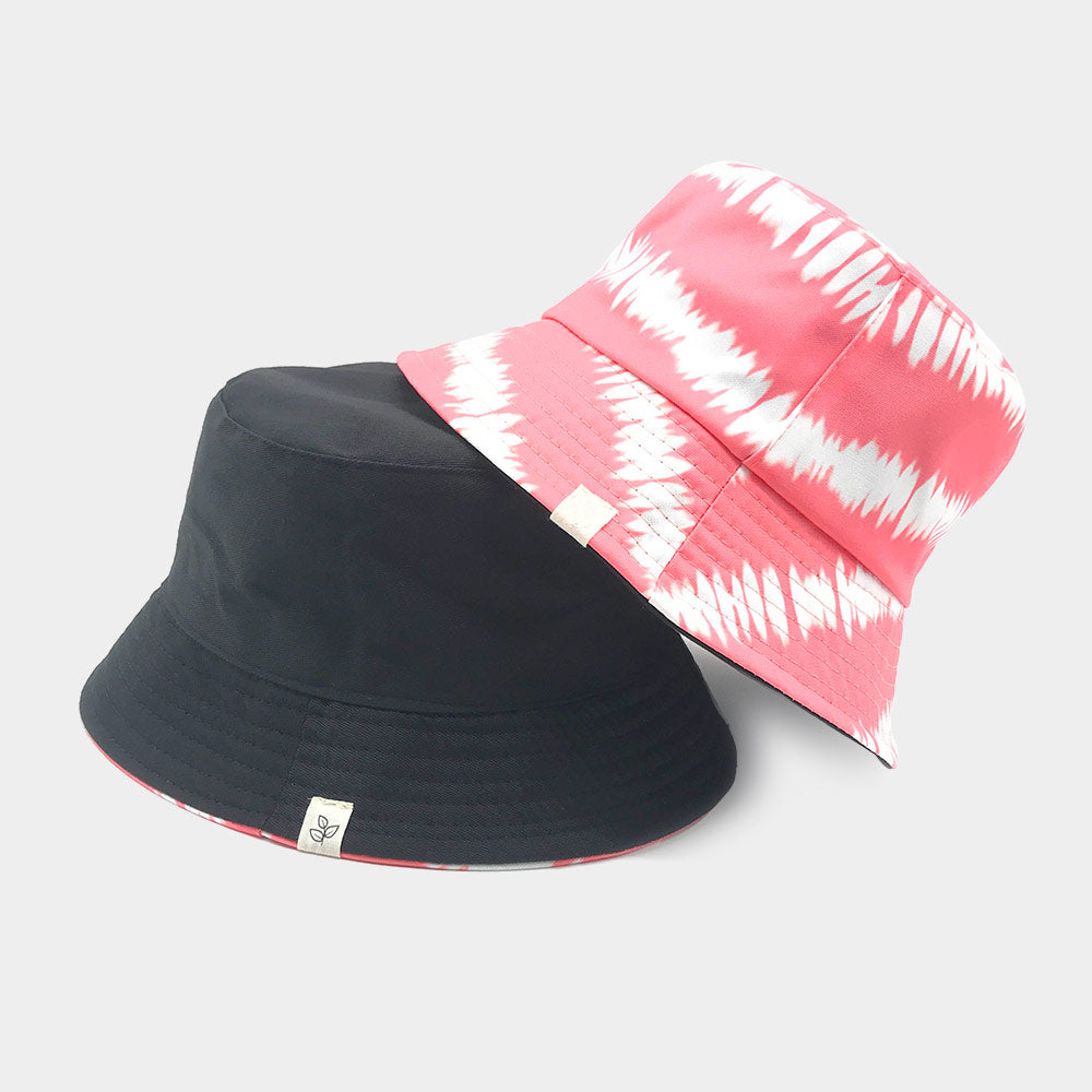 HATEGORY Tie Dye Reversible Bucket Hat