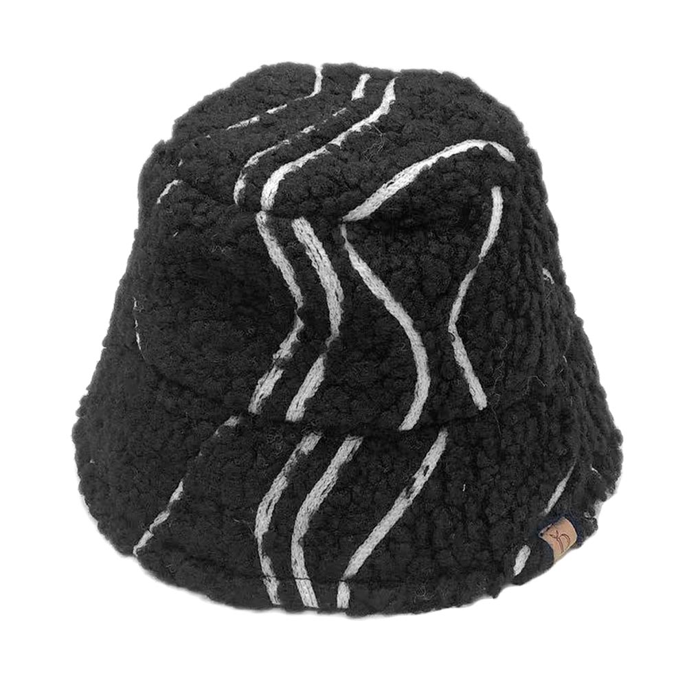 HATEGORY Geometric Sherpa Bucket Hat