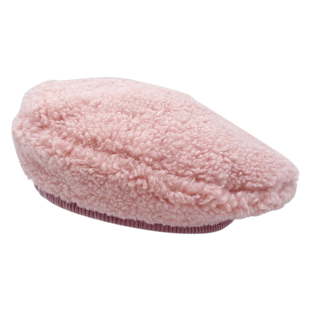 HATEGORY Solid Sherpa Beret Hat